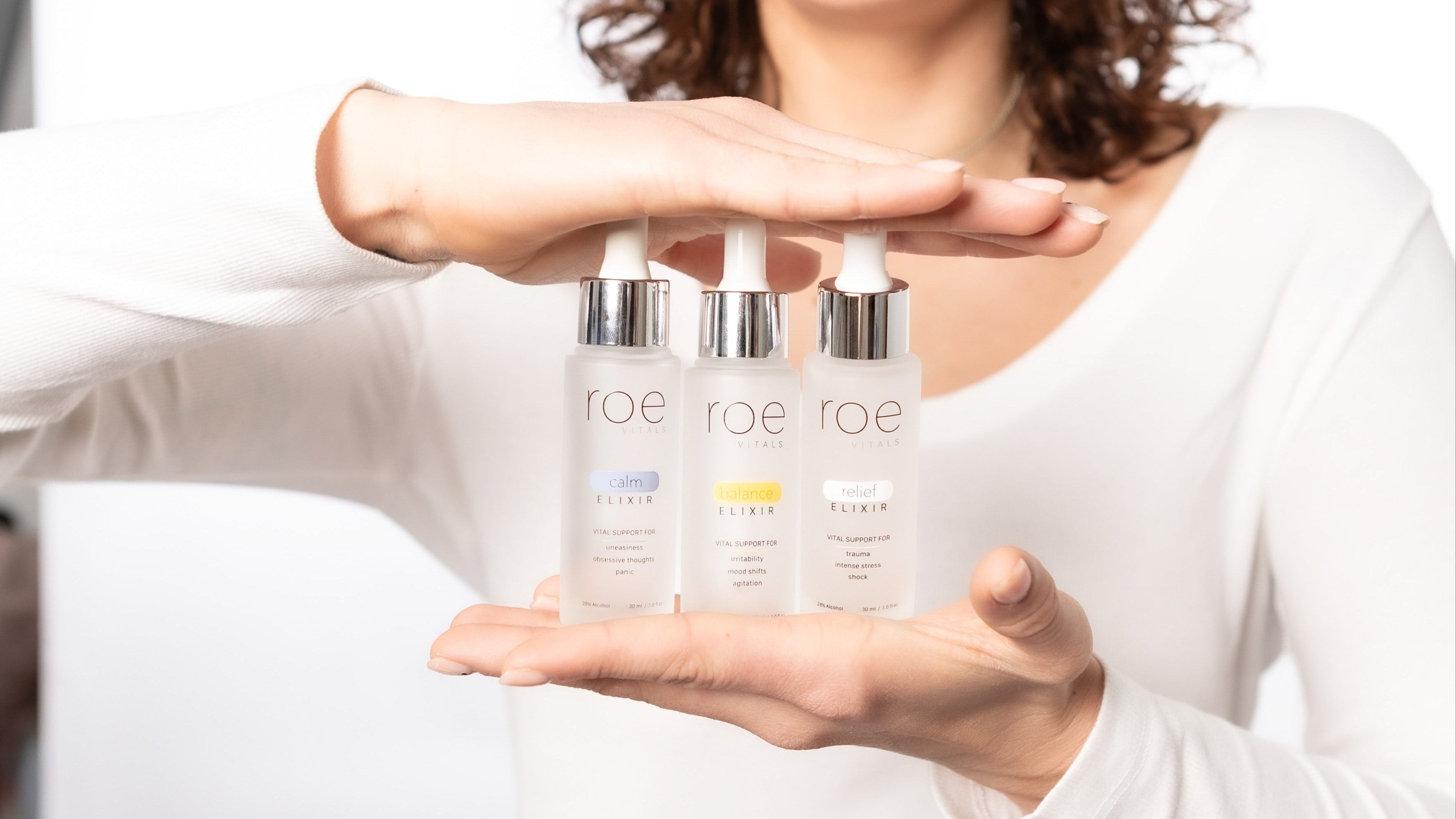 Three elixirs in hands